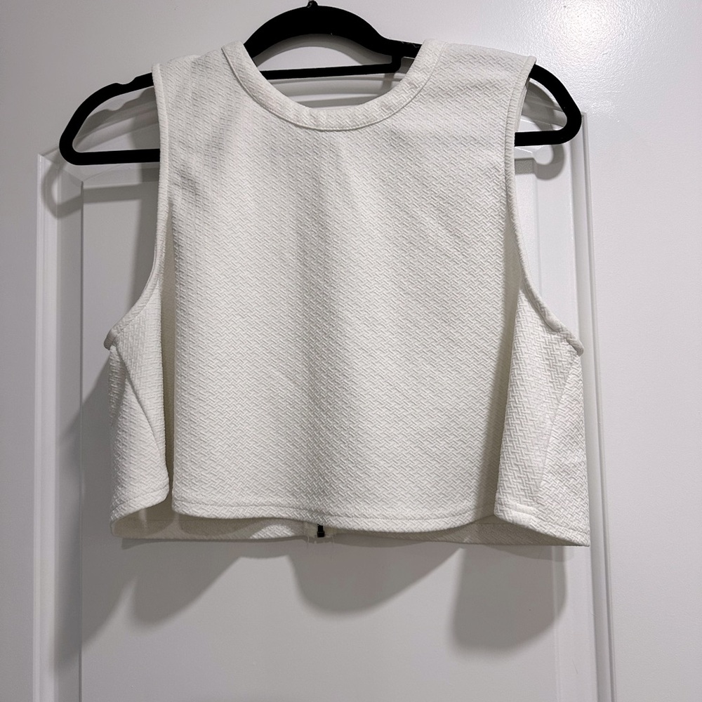 White Crop Top